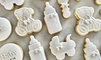 Babyshower: Koekjes Decoreren & High Tea